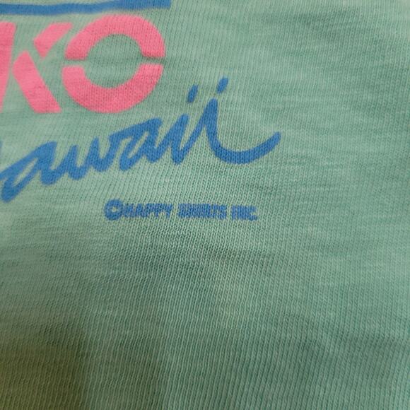 Vintage 90s Hang Loose Gecko Hawaii Tank Top Womens Small Cropped - Picture 3 of 11